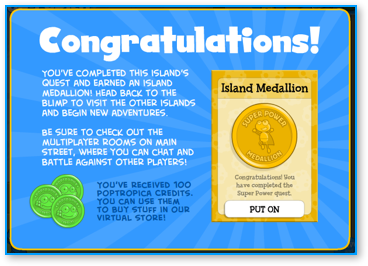 poptropica superpower island written walkthrough