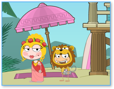 Aphrodite on Poptropica Mythology Island