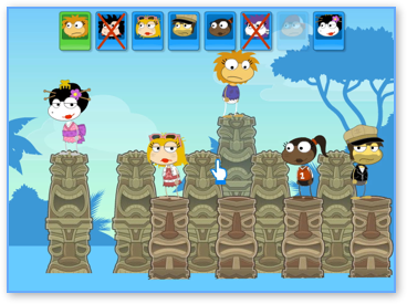 Totem Hop on Poptropica Reality TV Island