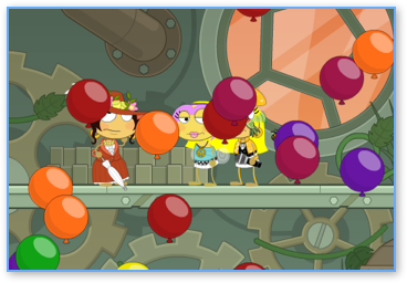 Poptropica Balloons in Common Rooms