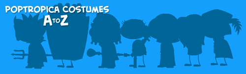 Poptropica Costumes A to Z