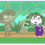 Hercules and the Medusa in Poptropica