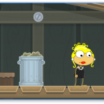 At the docks in Spy Island on Poptropica