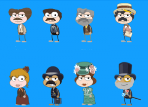 Poptropica Mystery Train Island Characters