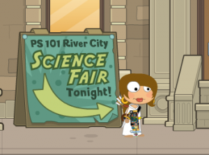 Poptropica Shrink Ray Island - School Entrance