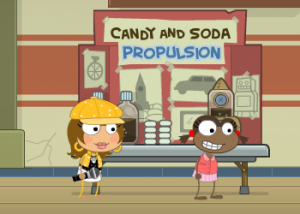 Poptropica Shrink Ray Science Fair - Candy and Soda Propulsion