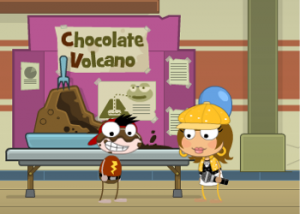 Poptropica Shrink Ray Science Fair - Chocolate Volcano