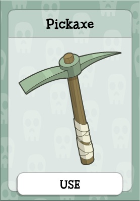 Pickaxe in Ghost Story Island