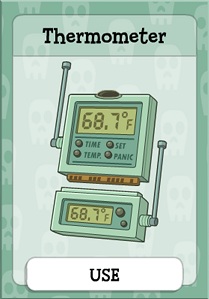Thermometer in Ghost Story Island