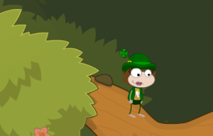 Poptropica Leprechaun in Forest