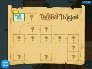 Twisted Thicket Island Map