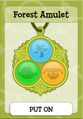 Forest Amulet in Twisted Thicket Island