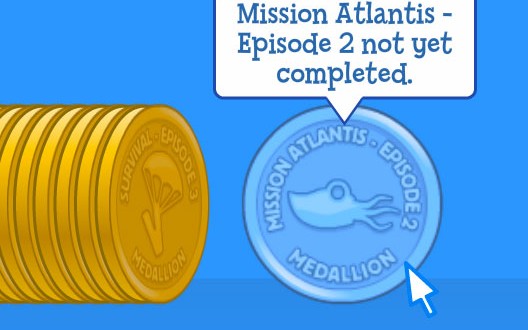 Poptropica Mission Atlantis Episode 2 Medallion