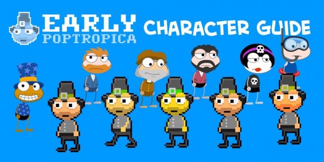Early Poptropica Character Guide